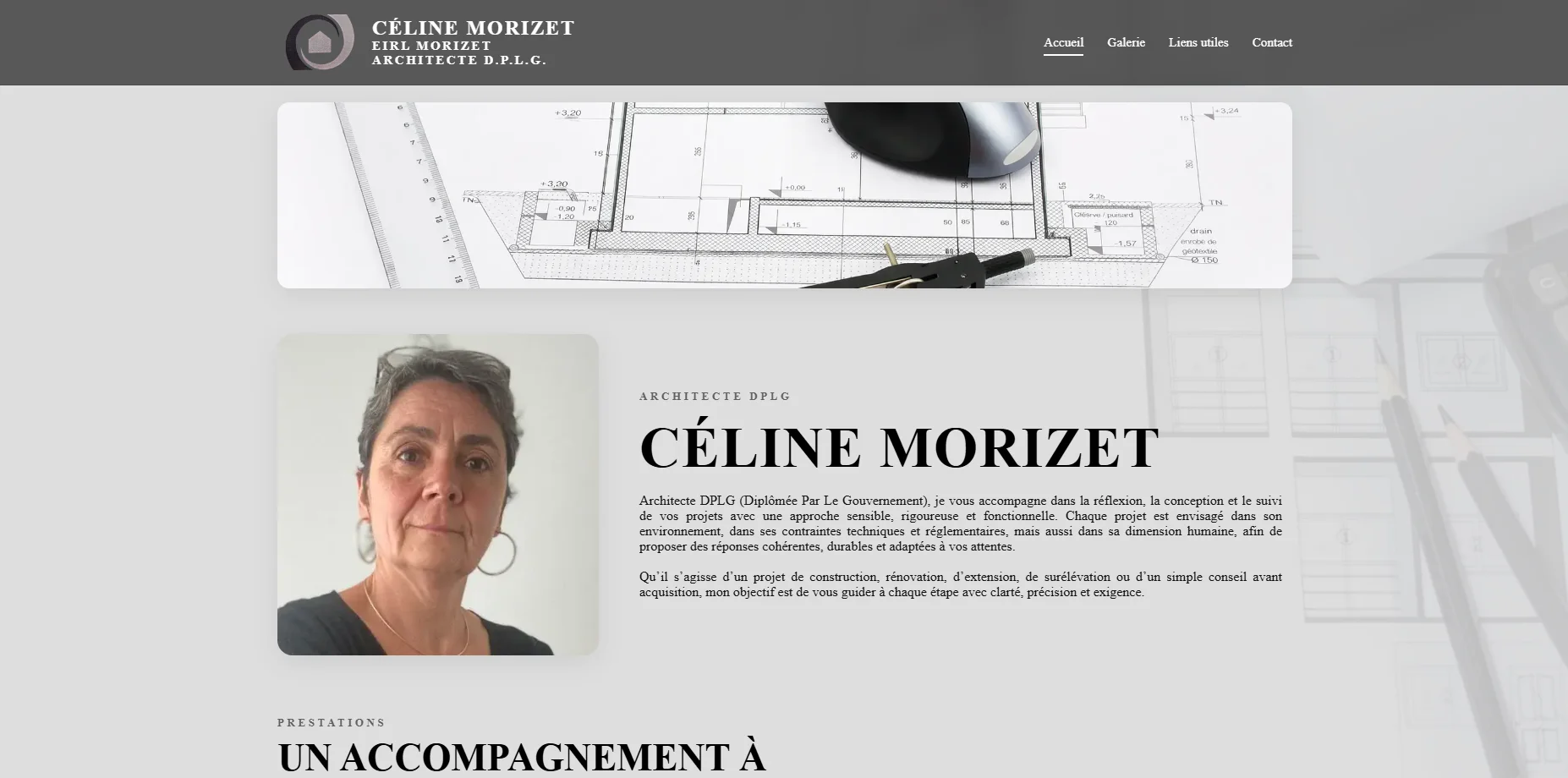 Miniature — création site web Céline Morizet